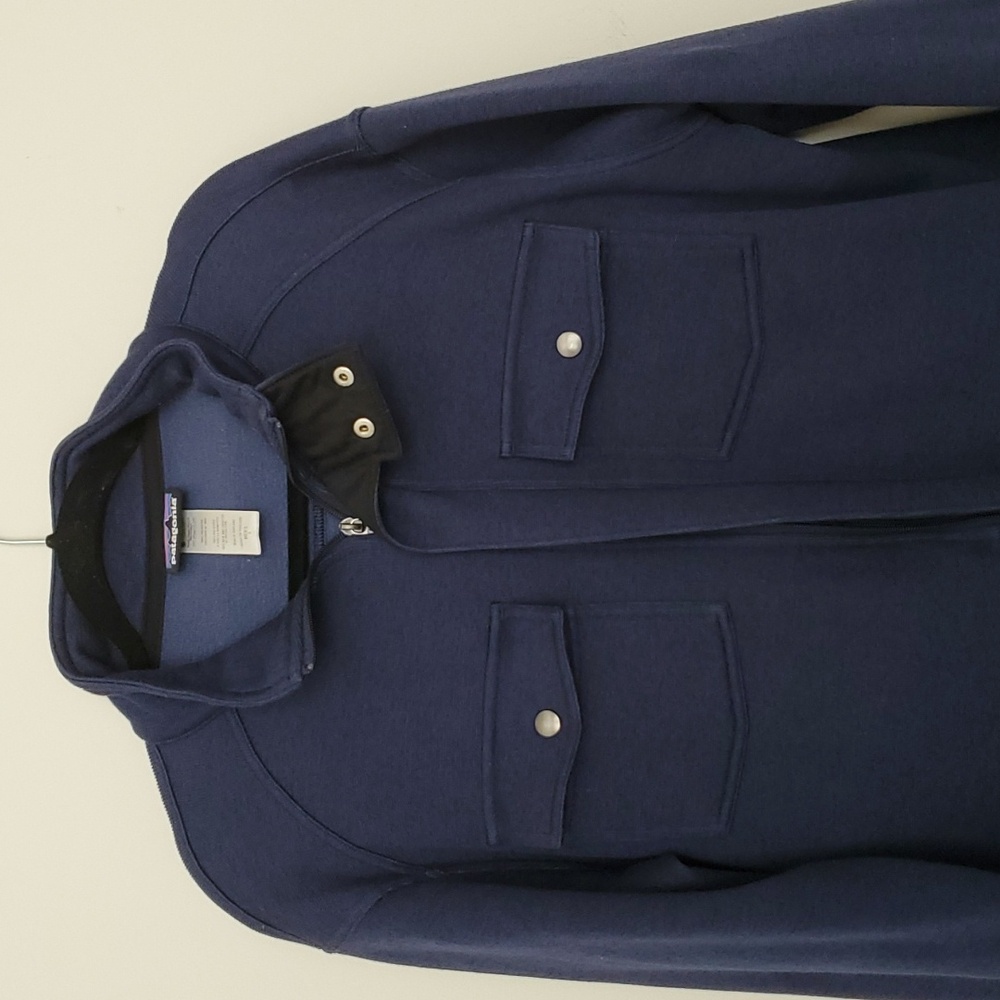 Patagonia Better Sweater Knit Field Jacket Men's M Full Zip Navy Blue
